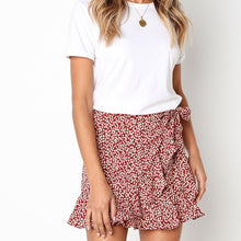 Load image into Gallery viewer, women skirts 2019 Womens Casual Retro High Waist Party Short Print Skirt