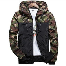 Load image into Gallery viewer, Spring Autumn Mens Casual Camouflage Hoodie Jacket Men